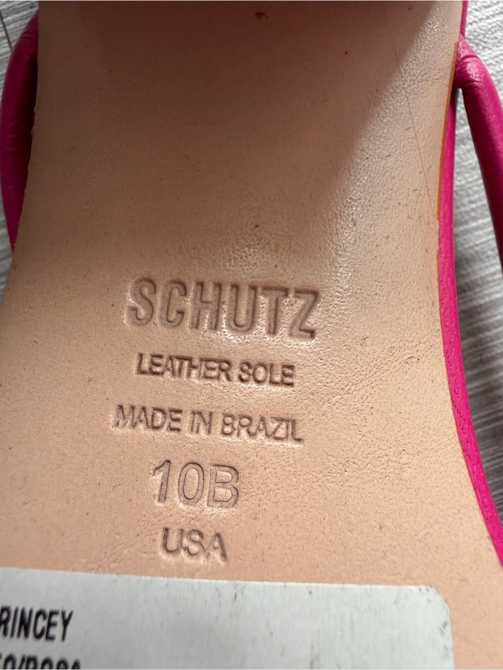 Schutz Princey Hot Pink Strappy Block Heel Sandals 10B NWOB - Picture 7 of 12